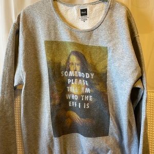 Fly Art - Nicki Minaj + Mona Lisa Sweatshirt